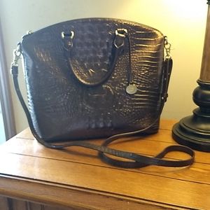 Brahmin large Duxbury in a bronzey brown
